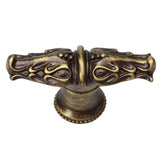 Acanthus Leaves Large Knob w/ Flared Foot Romanesque Style