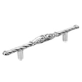 Carpe Diem Hardware - Acanthus 4'' O.C. Pull Romanesque Style In Platinum. - Platinum