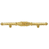 Carpe Diem Hardware - Acanthus 4'' O.C. Pull Romanesque Style In Antique Brass. - Gilded Mercury