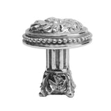 Acanthus & Beaded Large Knob w/ Column Base Rosette Style
