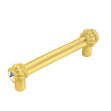 Cache Double 3'' O.C. Pull With 2 Rivoli Swarovski Aurore Boreale Crystals