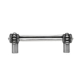 Carpe Diem Hardware - Cache Double 3'' O.C. Pull w/ 2 Rivoli Swarovski Crystals - Chalice