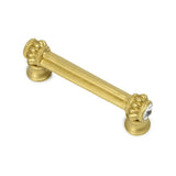 Carpe Diem Hardware - Cache Full Swing Towel Smooth Ring w/ Swarovski Crystals - Gilded Mercury