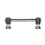 Carpe Diem Hardware - Cache Double 3'' O.C. Pull w/ Flared Foot w/ 2 Rivoli Swarovski Crystals - Chalice