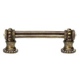 Cache Double 3'' O.C. Pull With Halos Platforms With 40 Swarovski Clear Crystals