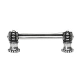 Carpe Diem Hardware - Charlemagne Swing Towel Reeded Ring Left - Antique Brass