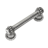 Cache Double 3'' O.C. Pull With Halos Platforms With 40 Swarovski Clear Crystals