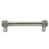 Cache Double 4'' O.C. Pull With 2 Rivoli Swarovski Aurore Boreale Crystals