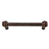 Cache Double 4'' O.C. Pull With 2 Rivoli Swarovski Clear Crystals