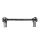 Carpe Diem Hardware - Cache Double 4'' O.C. Pull w/ 2 Rivoli Swarovski Crystals - Chalice