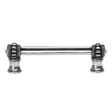Carpe Diem Hardware - Cache Double 4'' O.C. Pull w/ Flared Foot w/ 2 Rivoli Swarovski Crystals - Chalice
