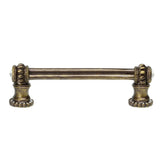 Cache Double 4'' O.C. Pull With Halos Platforms With 40 Swarovski Clear Crystals