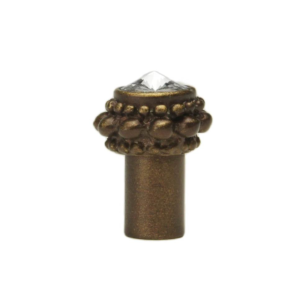 Carpe Diem Hardware - Juliane Grace 9'' O.C. Approx w/ 1/2'' Smooth Center Long Pull Small Finial - Antique Brass