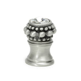Carpe Diem Hardware - Cache Small Round Knob w/ Flared Foot w/ A Rivoli Swarovski Crystal - Soft Gold
