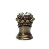 Carpe Diem Hardware - Juliane Grace 12'' O.C. Approx w/ 1/2'' Smooth Center Long Pull Small Finial - Antique Brass