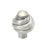 Carpe Diem Hardware - Cache Knob With Swarovski Aurore Boreale Crystals - Satin