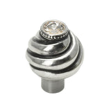 Carpe Diem Hardware - Cache Knob With Swarovski Clear Crystals - Chalice