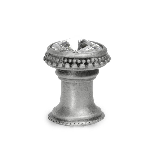 Carpe Diem Hardware - Cache Knob w/ An 18Mm Rivoli Swarovski Crystal - Soft Gold