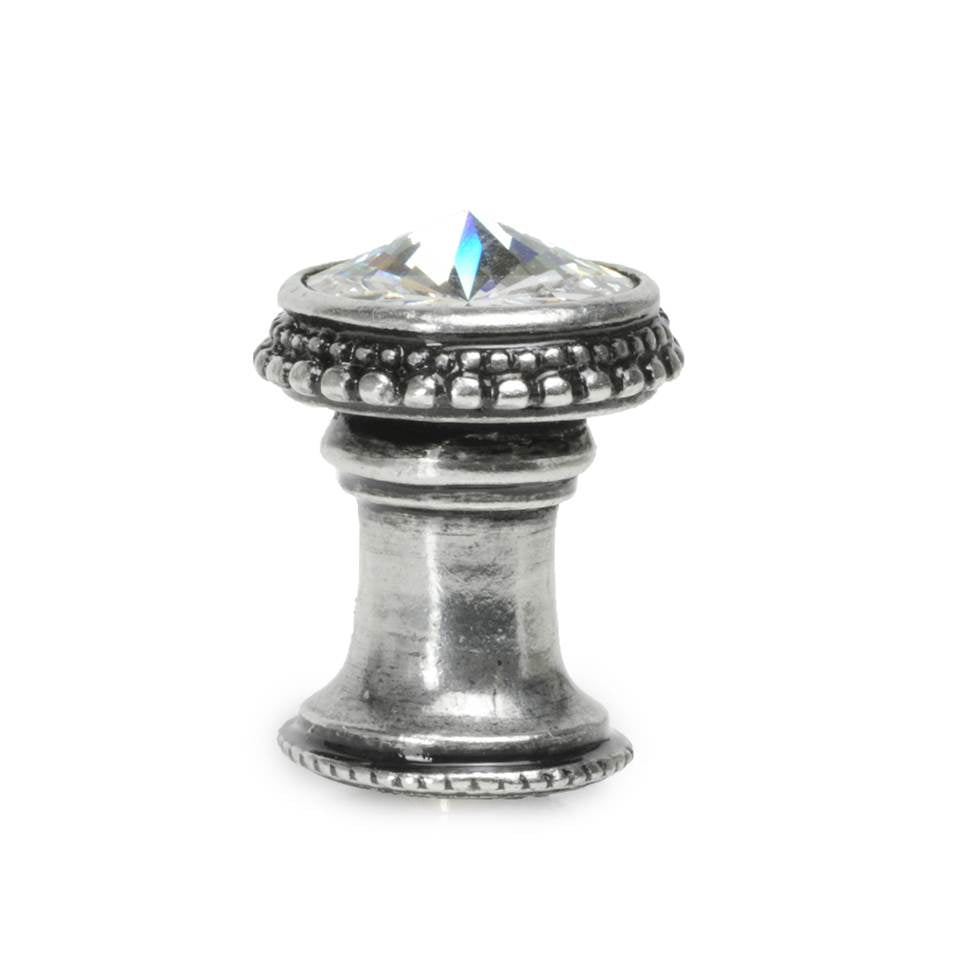 Carpe Diem Hardware - Cache Knob w/ An 18Mm Rivoli Swarovski Crystal - Chalice