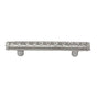 Carpe Diem Hardware - Cache 3'' O.C. Pull w/ Center Of Swarovski Crystals - Gilded Mercury