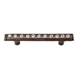 Cache 3'' O.C. Pull With Center Of Swarovski Clear Crystals