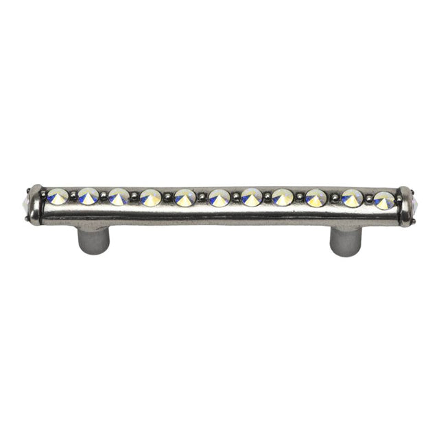 Carpe Diem Hardware - Cache 3'' O.C. Pull With Center Of Swarovski Aurore Boreale Crystals - Chalice
