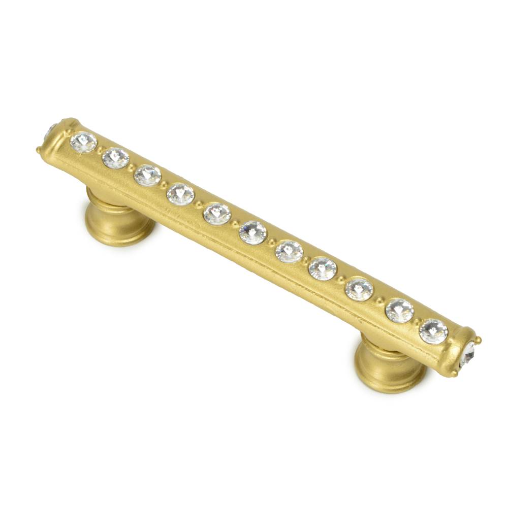 Carpe Diem Hardware - Cache 3'' O.C. Pull w/ Flared Feet w/ Center Of Swarovski Crystals - Chalice