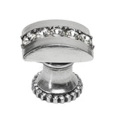 Carpe Diem Hardware - Charlemagne Large Escutcheon w/ Large Fleur De Lys On Ends - Antique Brass