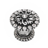 Carpe Diem Hardware - Cache Medium Round Knob w/ Halo Platform w/ Swarovski Crystals - Chalice