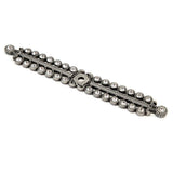 Cache Medium Elongated Escutcheon With Swarovski Clear Crystals