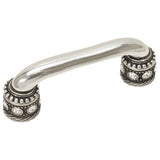 Cache 3'' O.C. Pull With Swarovski Clear Crystals and Sleeves In Satin.