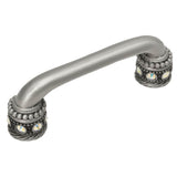 Cache 4'' O.C. Pull With Swarovski Aurore Boreale Crystals and Sleeves