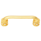 Carpe Diem Hardware - Cache 4'' O.C. Pull With Swarovski Clear Crystals and Sleeves In Gilded Mercury. - Gilded Mercury