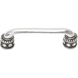 Carpe Diem Hardware - Cache 4'' O.C. Pull With Swarovski Clear Crystals and Sleeves In Chalice. - Chalice