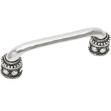 Cache 4'' O.C. Pull With Swarovski Clear Crystals and Sleeves In Satin.