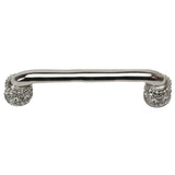 Carpe Diem Hardware - Cache 5'' O.C. Pull w/ Swarovski Crystals & Sleeves - Platinum