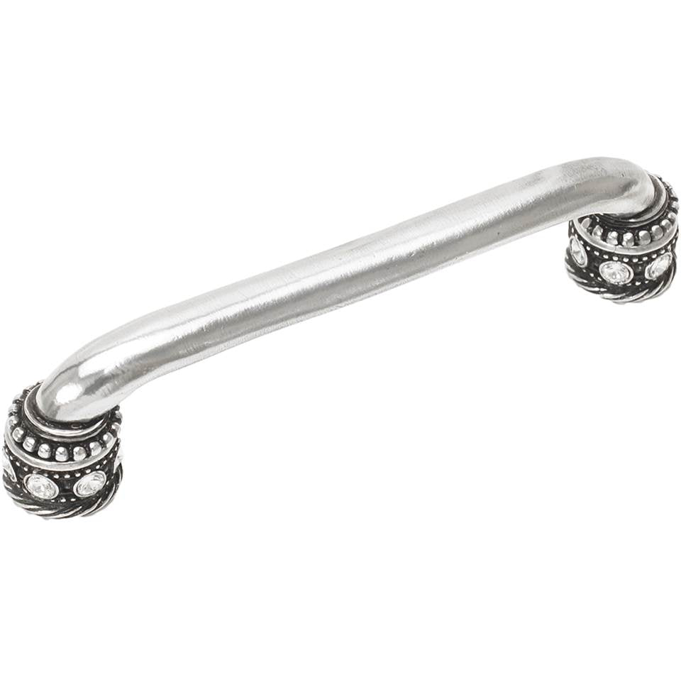 Cache 5'' O.C. Pull With Swarovski Clear Crystals and Sleeves In Satin.