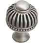 Carpe Diem Hardware - Cricket Cage Large Round Knob With Flared Foot In Satin. - Satin