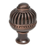 Carpe Diem Hardware - Cricket Cage Large Round Knob With Flared Foot - Oil Rubbed Bronze