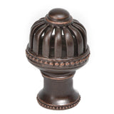 Carpe Diem Hardware - Cricket Cage Medium Round Knob With Flared Foot - Oil Rubbed Bronze