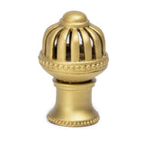 Carpe Diem Hardware - Cricket Cage Medium Round Knob With Flared Foot In Soft Gold. - Soft Gold