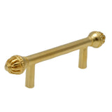 Carpe Diem Hardware - Cricket Cage Medium 3'' O.C. Pull In Gilded Mercury. - Gilded Mercury