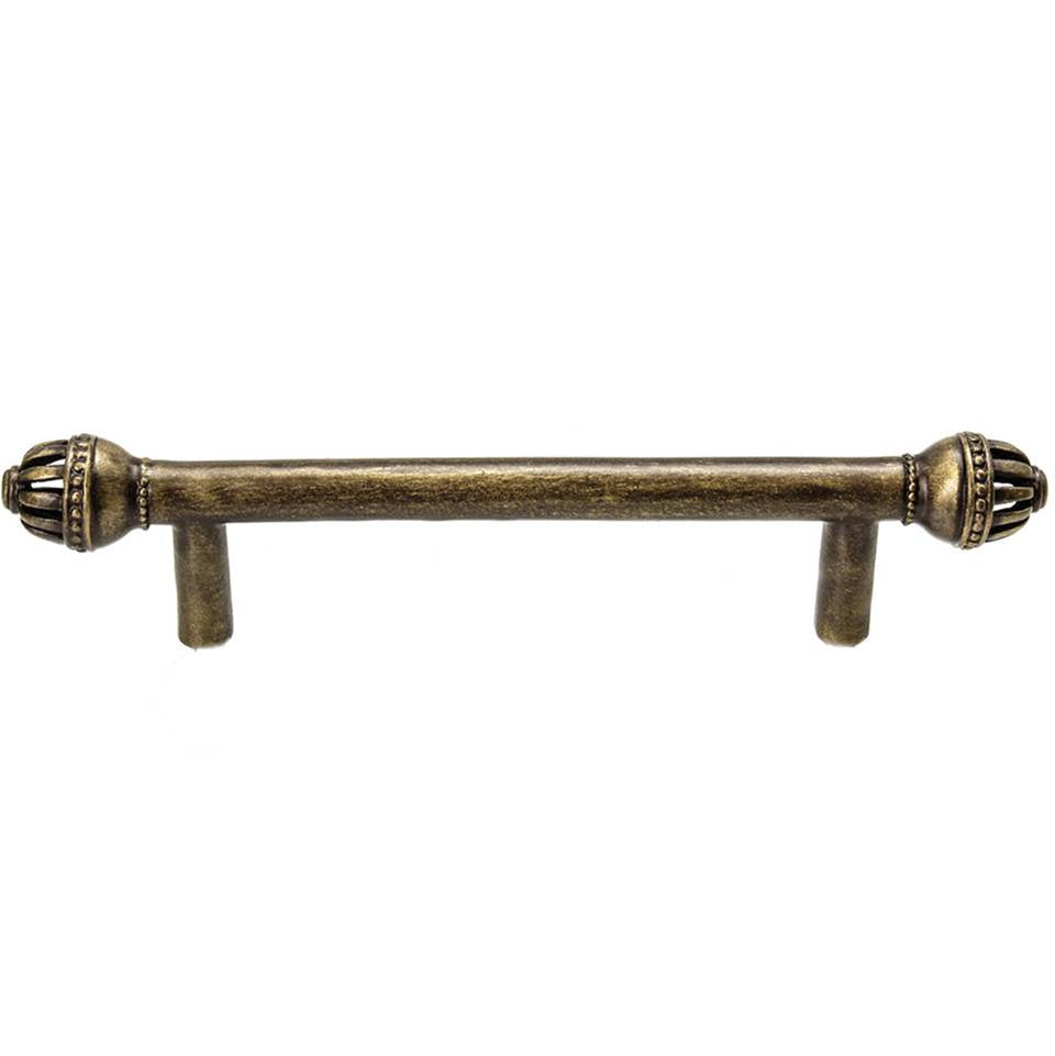 Carpe Diem Hardware - Cricket Cage Medium 4'' O.C. Pull In Antique Brass. - Antique Brass
