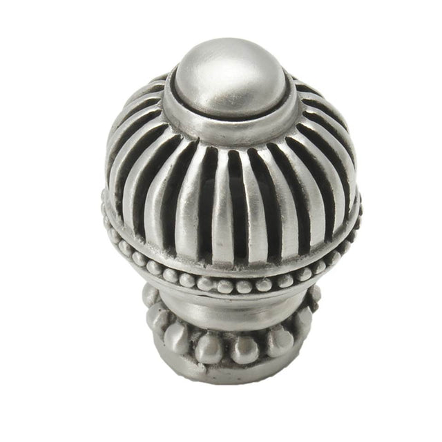 Carpe Diem Hardware - Cricket Cage Large Round Knob w/ Beaded Base - Chrysalis
