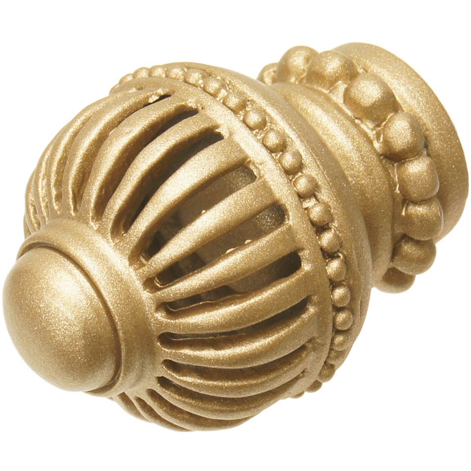 Cricket Cage Large Round Knob w/ Beaded Base