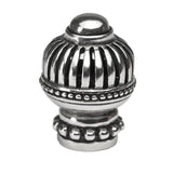 Carpe Diem Hardware - Cricket Cage Large Round Knob With Beaded Base In Chalice. - Chalice