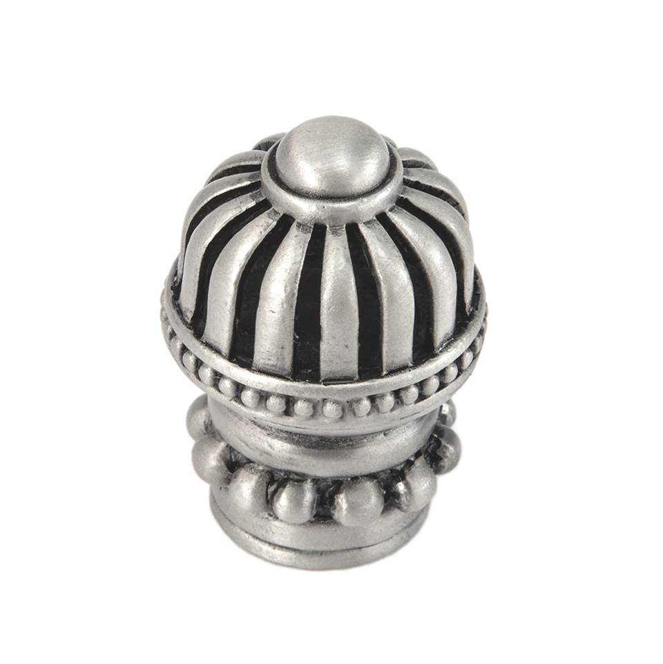 Carpe Diem Hardware - Cricket Cage Medium Round Knob w/ Beaded Base - Chrysalis