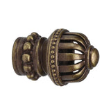 Cricket Cage Medium Round Knob w/ Beaded Base