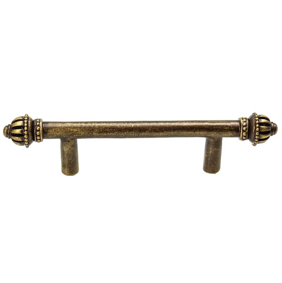 Carpe Diem Hardware - Cricket Cage Small 3'' O.C. Pull In Antique Brass. - Antique Brass