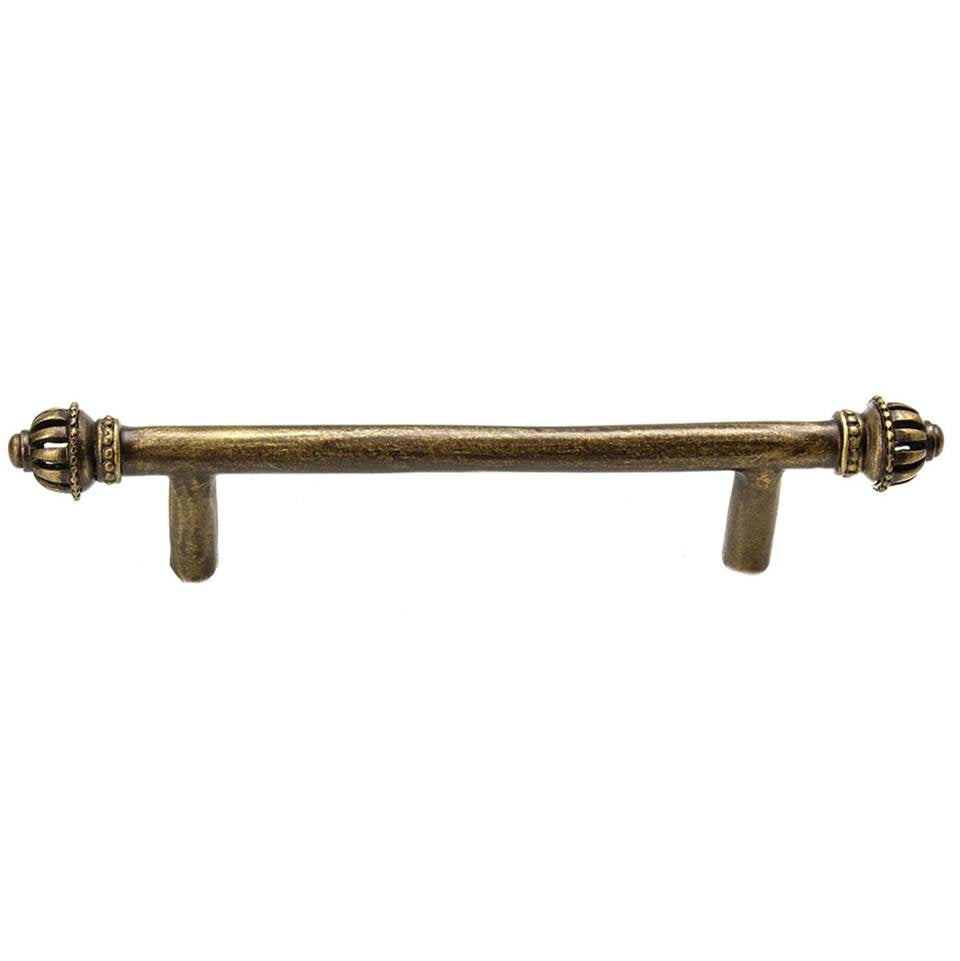 Carpe Diem Hardware - Cricket Cage Small 4'' O.C. Pull In Antique Brass. - Antique Brass